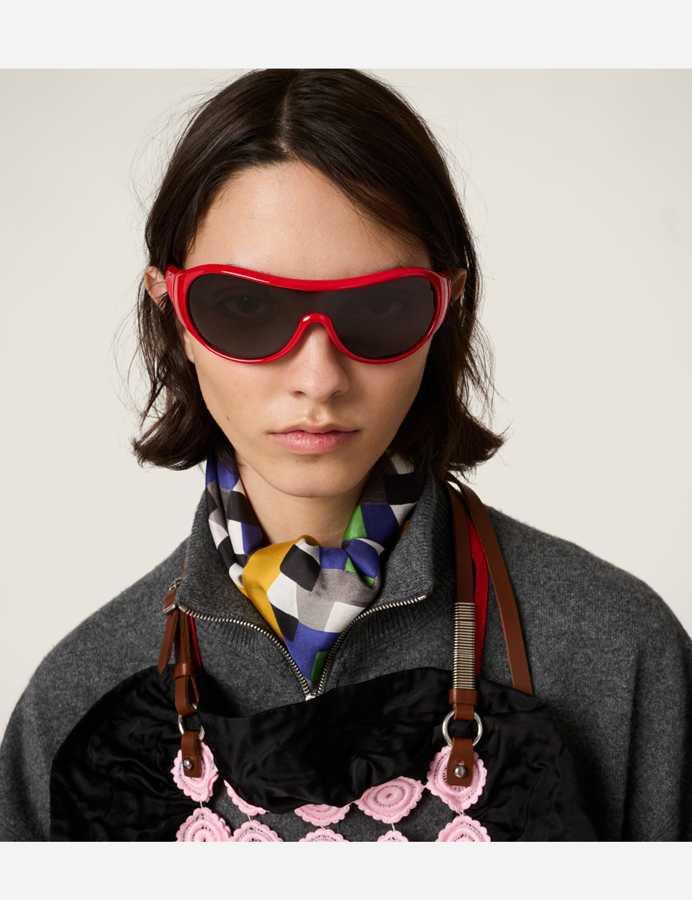 Солнцезащитные очки Miu Miu Ivresse "Red"