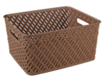 Корзина "Плетенка" 350*290*175мм (коричневый)