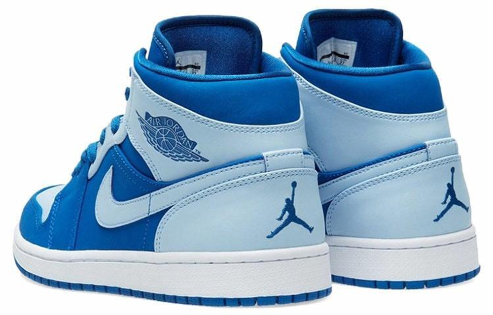 Кроссовки Jordan Air Jordan 1 Retro Mid Team Royal Ice Blue 2017