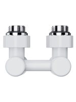 Узел нижнего подключения Royal Thermo Design угловой 1/2"х3/4" EK евроконус (белый)