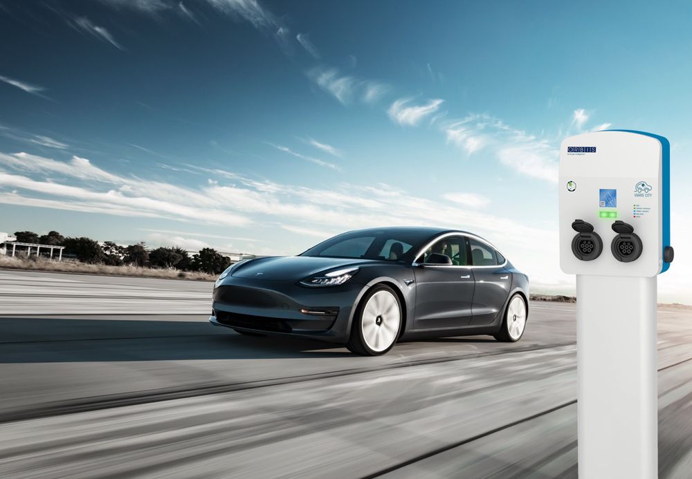 Зарядная станция Orbis VIARIS CITY 2х22 кВт с розеткой Т2 (OB94T4363) - 6