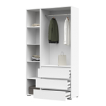 Хелен ШК 06 Шкаф 3-х дверный Белый / Белый