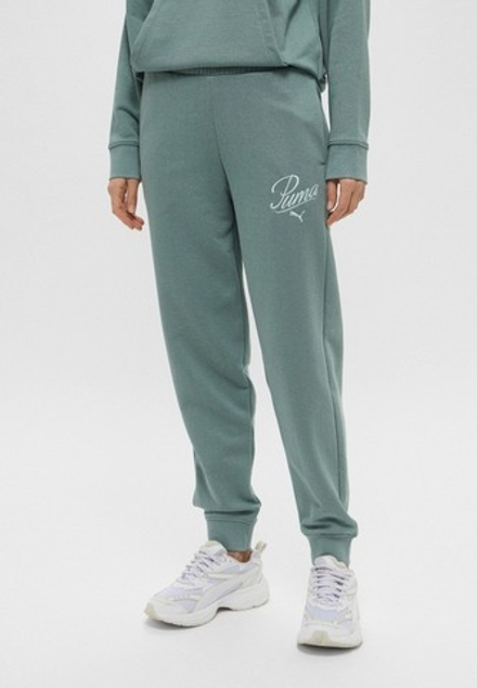 Брюки спортивные женские PUMA ESS SCRIPT Comfort Sweatpants TR cl