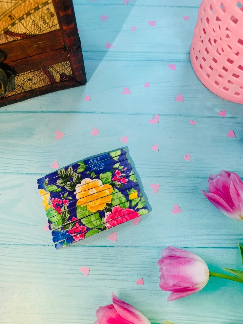 Невидимки для волос 12шт «Your Style - Нежные пионы», цвет микс, 6,5см