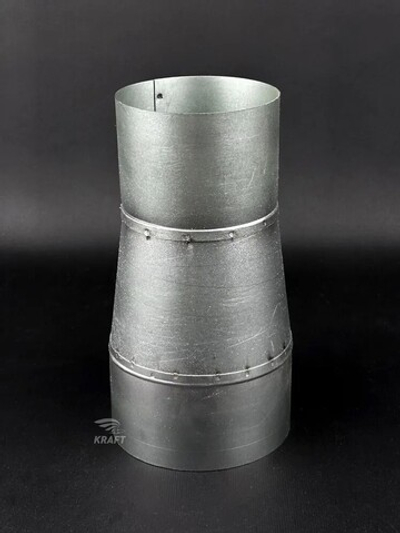 Переход d=100x125 оцинк. сталь