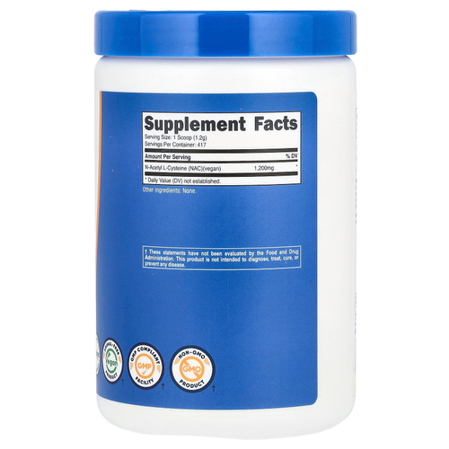 Nutricost, NAC, без добавок, 500 г (17,9 унции)