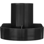 Подставка-органайзер для канцелярских принадлежностей Метеор, 5 отделений чёрная 9.7x11.8x11.8 см