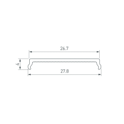 Экран W30-2000 OPAL (Arlight, Пластик) 047016(1)