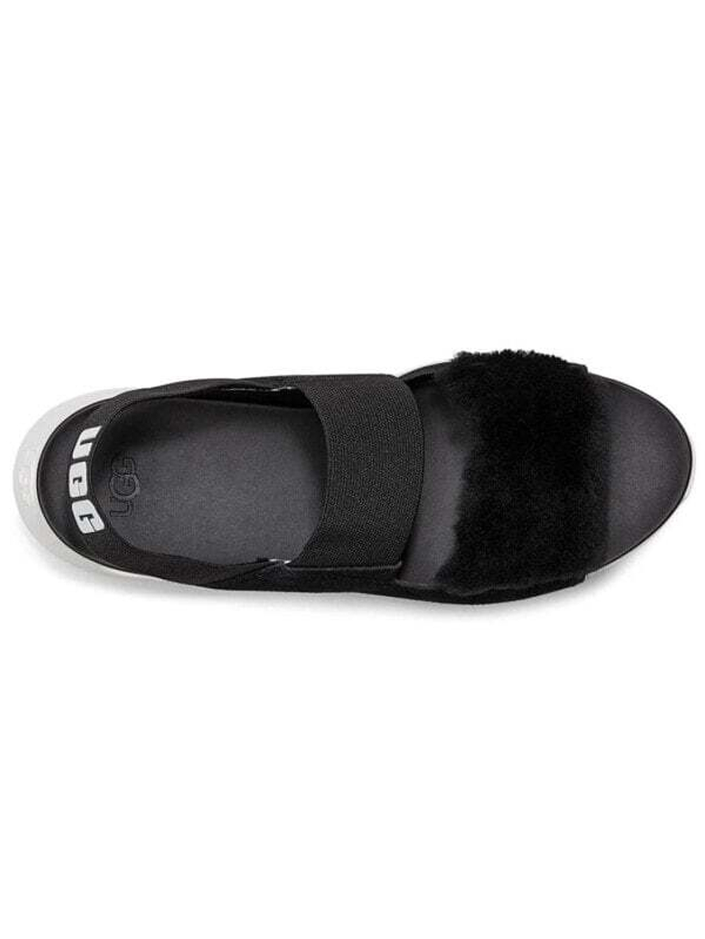 UGG Silverlake Черно-белые сандалии для женщин