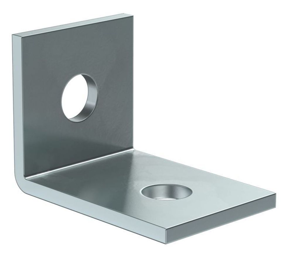 Уголок крепежный одинарный для STRUT-профиля HDZ IEK CLM50D-UOS-058-40-HDZ Уголок крепежный одинарный для STRUT-профиля HDZ IEK CLM50D-UOS-058-40-HDZ