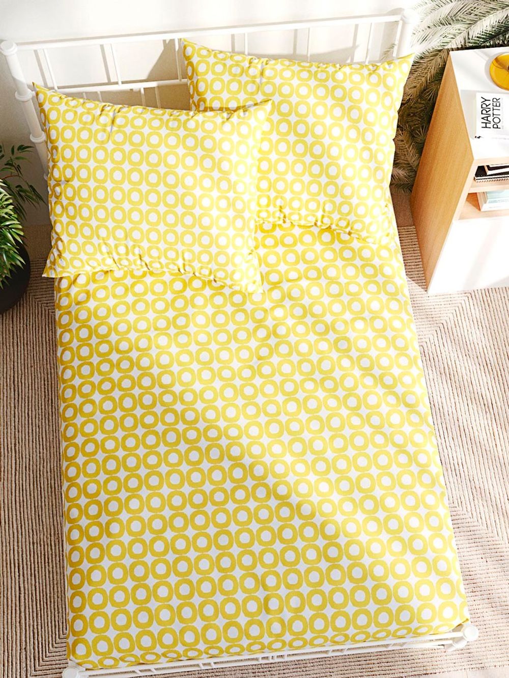 Простынь на резинке поплин Сказка "Рыболовы (компаньон)" 90x200 см