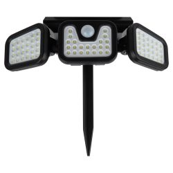 Светильник уличный ЭРА ERAFS012-05 на солнечной батарее настенный с датчиком движения