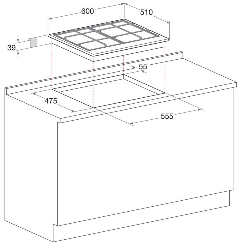 Встраиваемая газовая варочная панель Hotpoint-Ariston PCN 640 T (OW) R