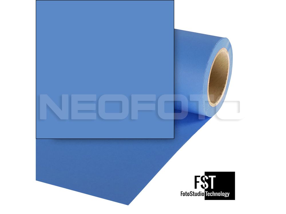 Фон бумажный FST 2,72X11 М 1036 BLUE LAKE синий насыщенный