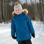 Парка зимняя "Индиго"