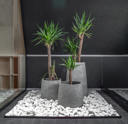 Кашпо CONE NERO