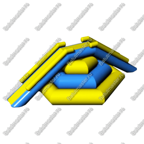 Модуль аквапарка «Веселые ярусы», 8,7×3×2,6 м