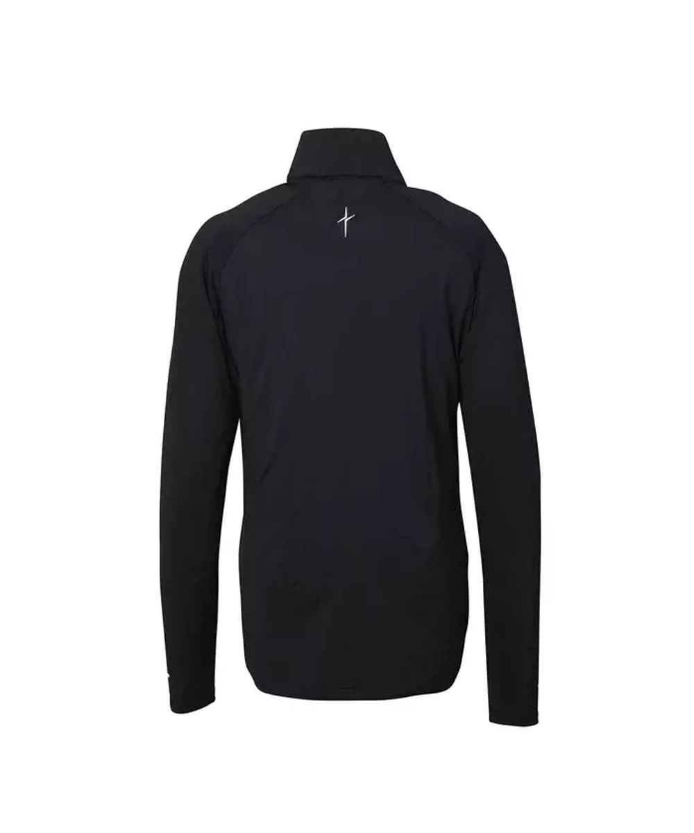 PHENIX пулон мужской ESM23LS11 Time Space 1/2 Zip Tee BK