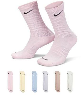Теннисные носки Nike Everyday Plus Cushion Crew - разноцветный