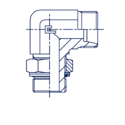 Штуцер FRG90 DL06 BSP 1/8 " (корпус)