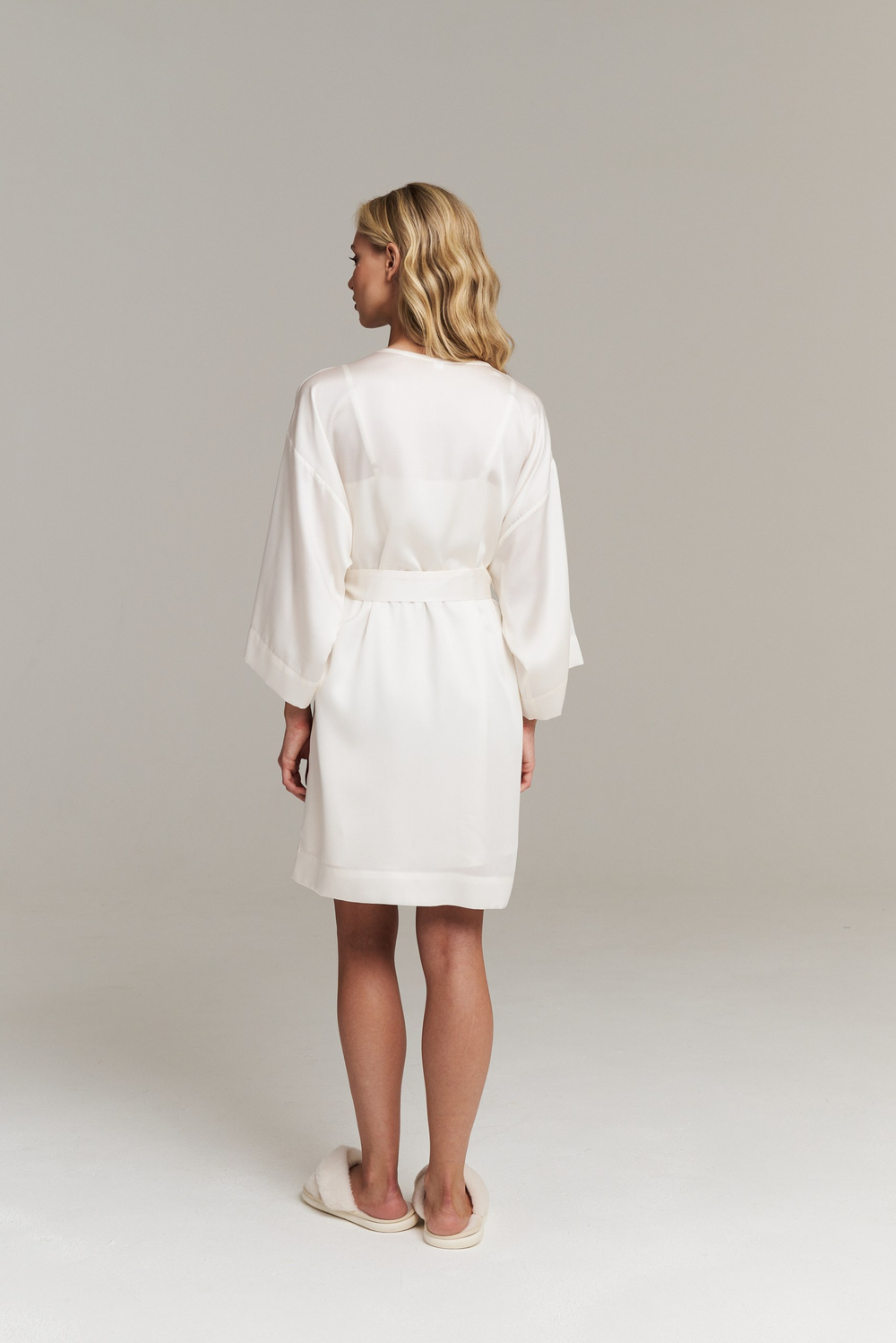 Халат-кимоно из тенселя макси