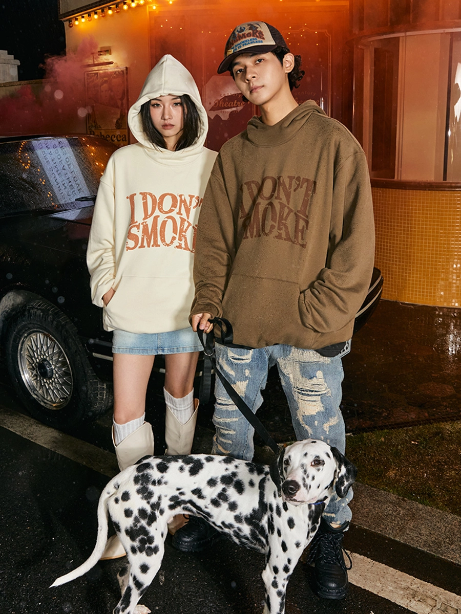 Худи DONSMOKE "Washed Logo" Oversized Hoodie