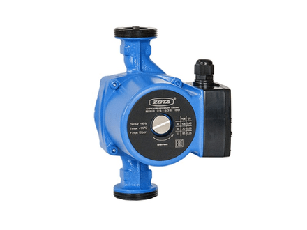 Насос циркуляционный Zota Ring 32-120 (1х220В; 0,50кВт), с гайками