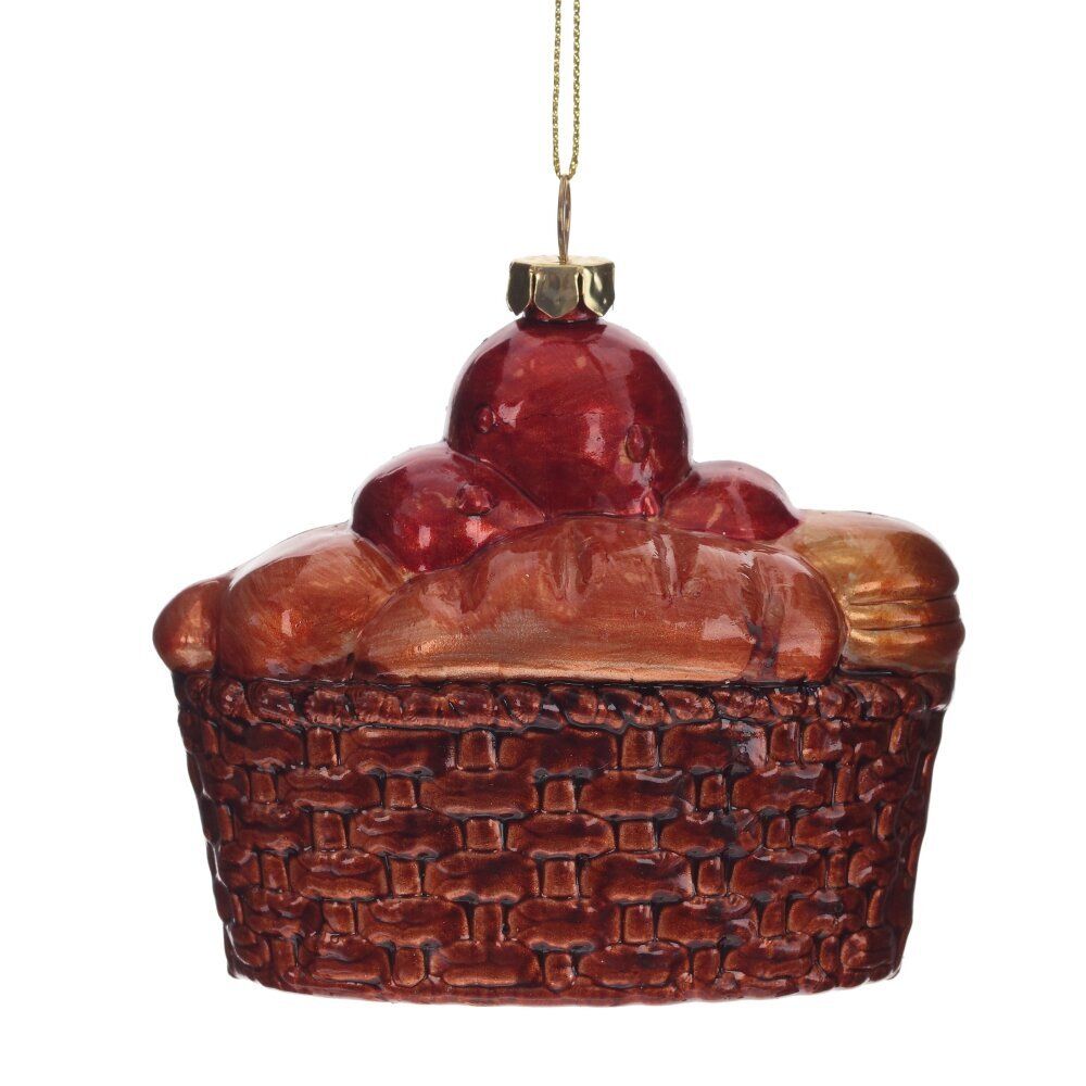 GAEM Украшение новогоднее "Корзинка", L10 W6,5 H9,5 см, 2в.