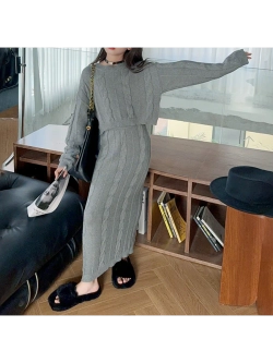 Костюм вязаный