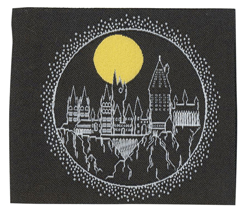 Термоаппликация "Хогвартс ночью", 6 x 6,9 см , 1 шт, 100% полиэстер (10013160/300819/0337387/1_Китай