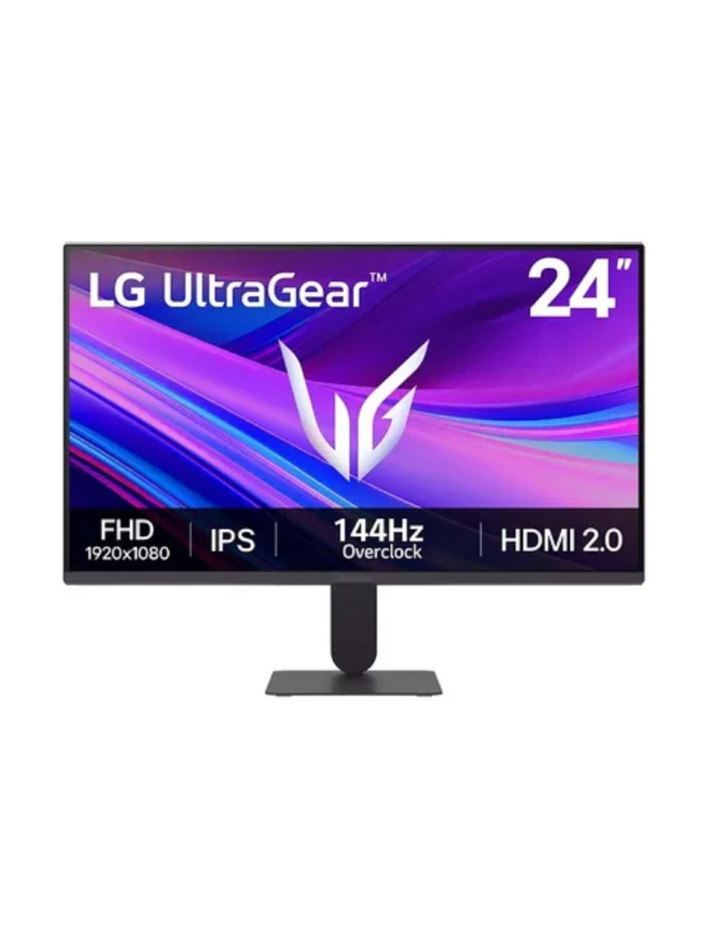 LCD LG 23.8" 24G411A-B {IPS 1920x1080 144Hz 5ms 250cd 1500:1 HDMI2.0 DisplayPort1.4 NVIDIA G-Sync FreeSync HDR10 VESA}