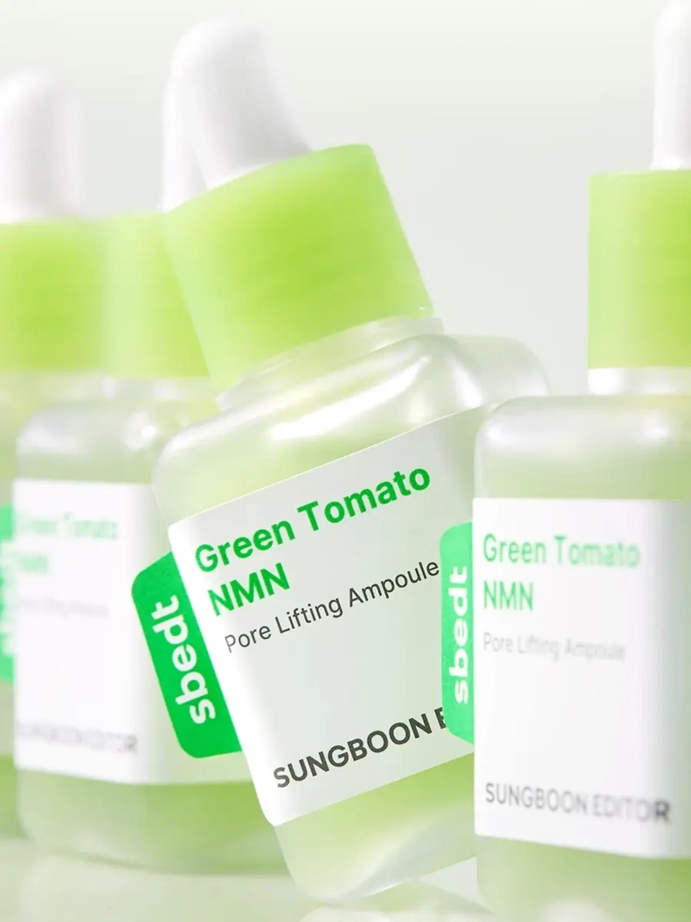 Sungboon Editor Лифтинг-сыворотка для сужения пор и упругости кожи Green Tomato NMN Pore Lifting Ampoule 40 мл