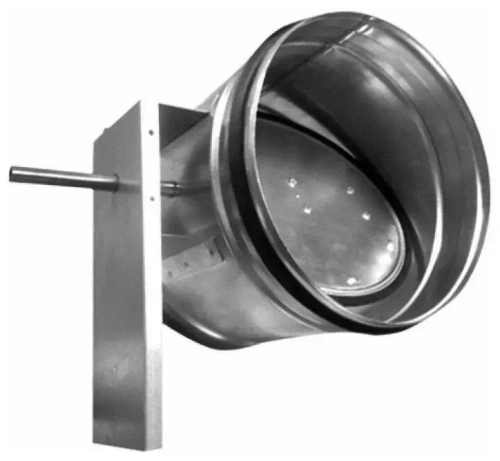 Воздушные клапаны для круглых воздуховодов с площадкой под привод ZSK 125