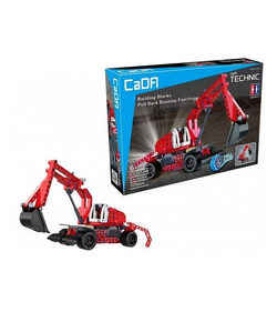 Конструктор CaDA Technic экскаватор совместим с C52011W, инерционный (235 деталей)
