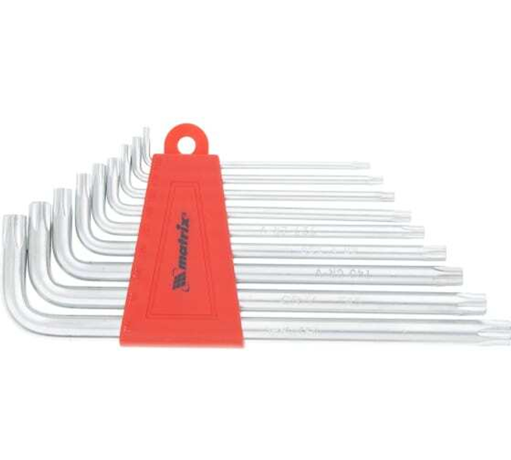 НАБОР КЛЮЧЕЙ ИМБУСОВЫХ MATRIX TORX Т10-Т50 9ШТ 12306