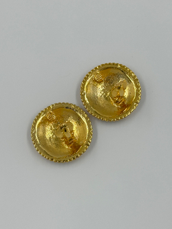 Клипсы с чёрной эмалью