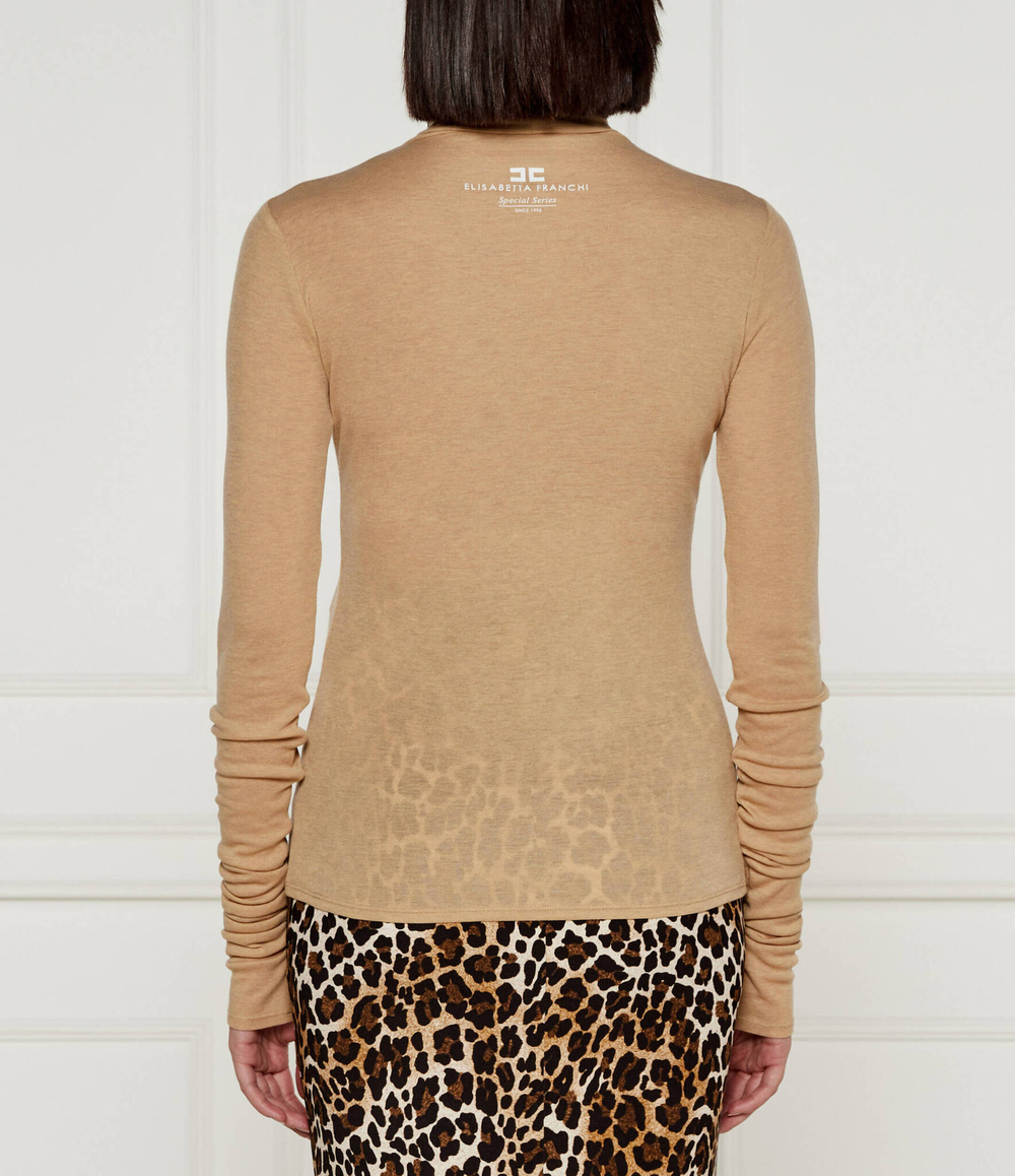 Блузка Elisabetta Franchi - бежевый(MA94B46E2)