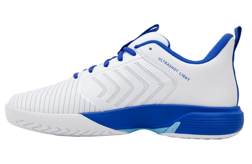 Мужские кроссовки теннисные K-Swiss Ultrashot Light - white/dazzling blue/baltic sea