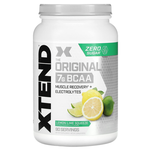 XTEND, добавка с 7 г BCAA, со вкусом лимона и лайма, 1,22 кг (2,68 фунта)