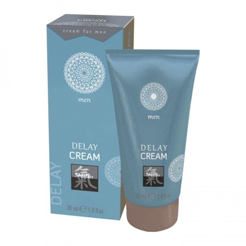 Мужской пролонгирующий крем Shiatsu DELAY CREAM men (30 мл) (Цвет: белый)