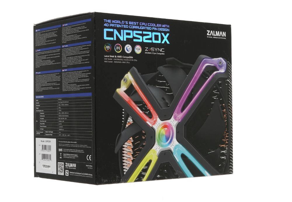 Кулер для процессора ZALMAN CNPS20X черный
