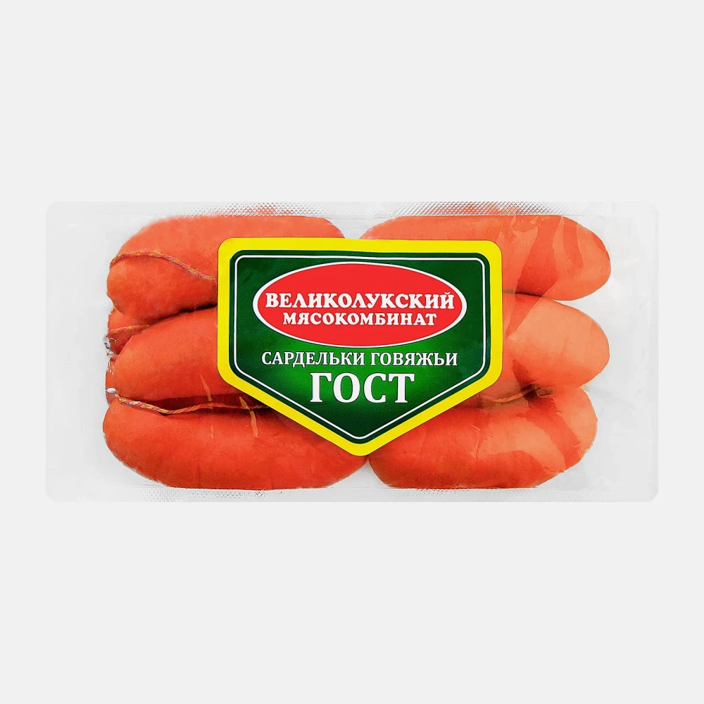 Сардельки Великолукский МК говяжьи весовые