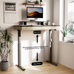 Стол для компьютера c электрической регулировкой по высоте и 2 ящиками EUREKA ERK-ED-I47-OG