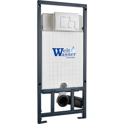 Инсталляция WeltWasser WW Marberg 507 SE WT 10000011215 для унитаза с Белой матовой клавишей смыва