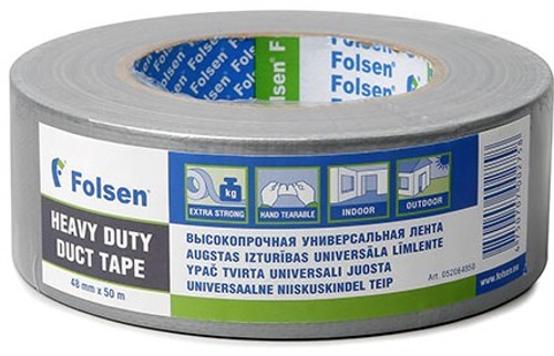 Тканевая лента Премиум Folsen® 052, 48ммХ50м, 200мкм