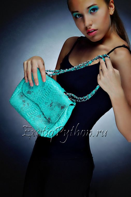 Клатч из кожи питона СL-27