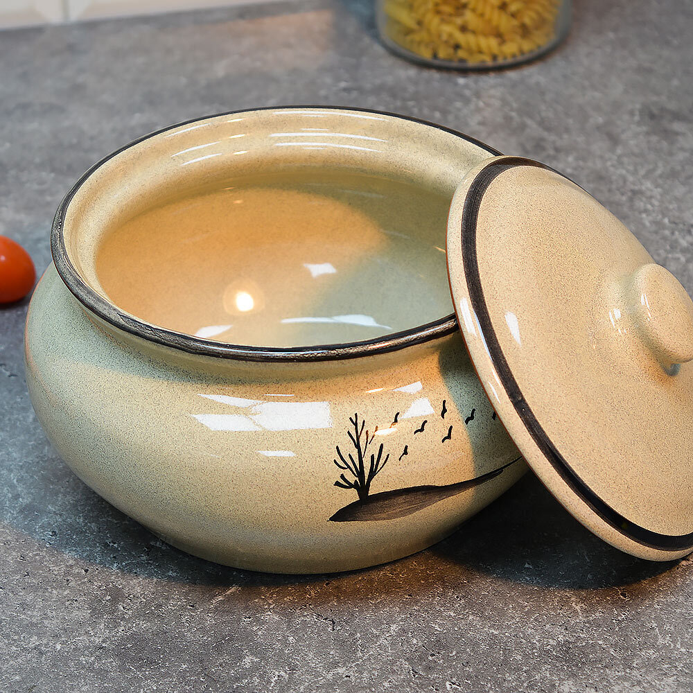 Горшок керамический для пельменей "Лирика"