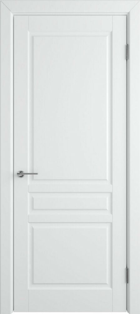 Двери межкомнатные эмалированные (56ДГО) СТОКГОЛЬМ Белая