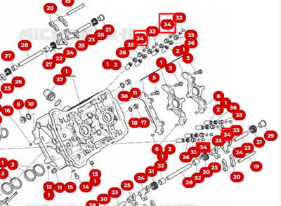 Ducati Сухарь клапана (1шт) 84510111A