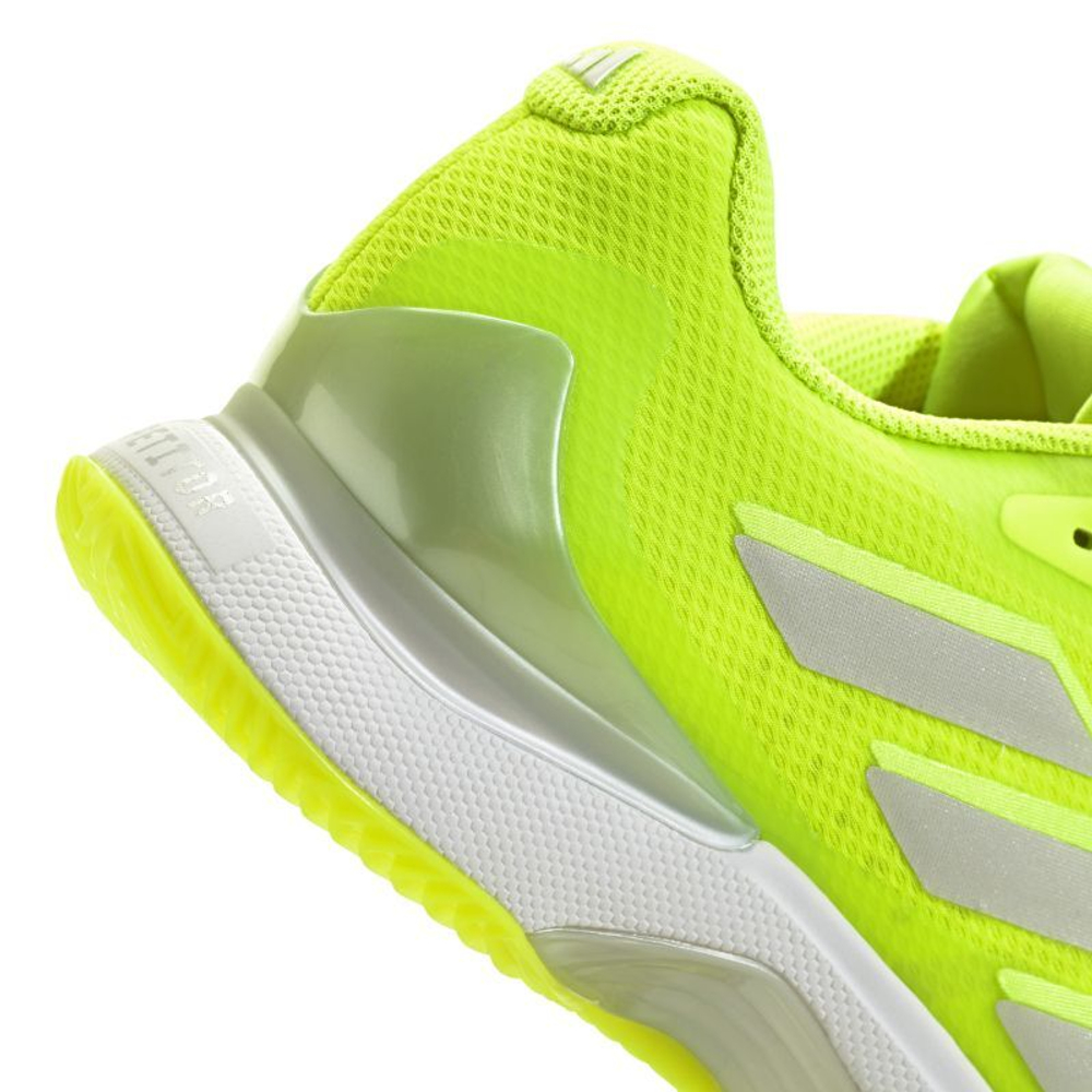 Женские теннисные кроссовки Adidas Avacourt 2 Clay - lucid lemon/zero metalic/cloud white
